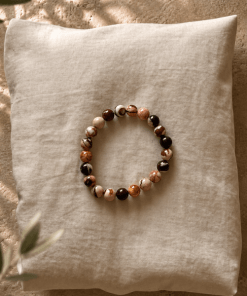 Pulsera Jaspe Cebra Australiano – 8mm - Imagen 3