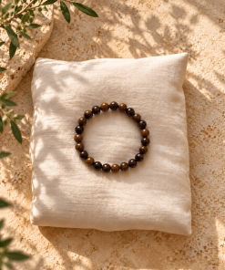 Pulsera Obsidiana Caoba - 8mm - Imagen 3