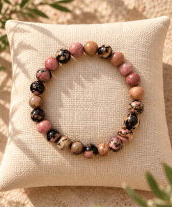 Pulsera Rodonita - 8mm - Imagen 3