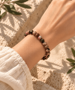 Alternative view of Pulsera Rodonita - 8mm